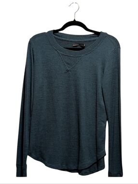 Abercrombie & Fitch Teal Ribbed Crewneck Sweater